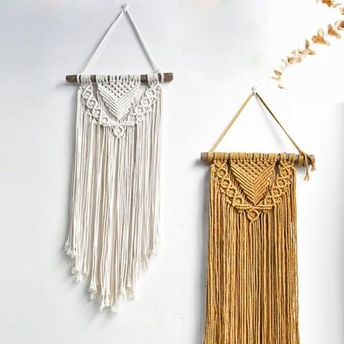 New arrival handmade macrame taperstry wall hanging macrame wall decoration for home Bohemian taperstry macrame taperstry