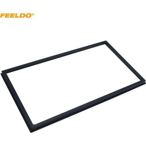 FEELDO Car Radio 2DIN Panel Fascia Refitting Frame for MITSUBISHI Asx(Separate) Plate Face Frame Dash Mount Installaion Trim Kit