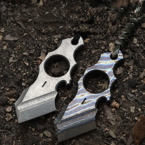 EDC Titanium Alloy Crowbar Umbrella Rope DIY Decorative Accessories Key Ring Pendant Outdoor EDC Multi Tools