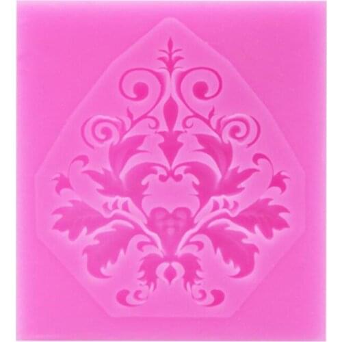 DIY Sugarcraft Frame Border silicone mold Scroll Relief Fondant Cake Decorating Tools Cupcake Baking Candy Chocolate Moulds