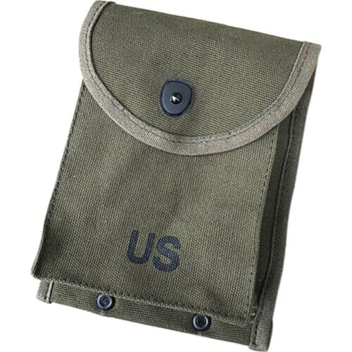 WWII US ARMY KOREAN 30RD M1CAEBINE AMMO POUCH MAGAZINE BAG POCKET
