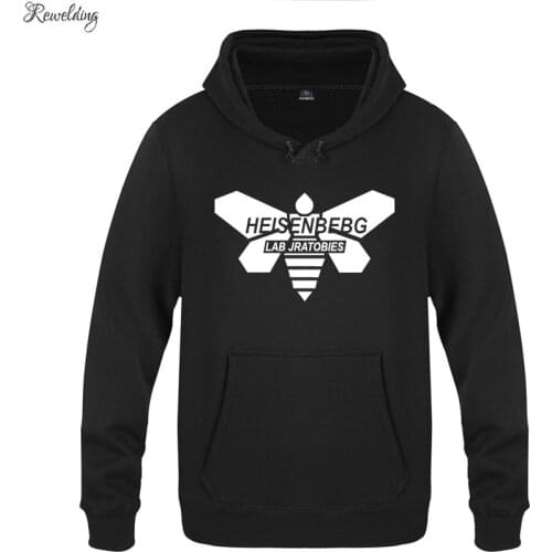TV Breaking Bad Moth Printed Hoodies Men Fleece Long Sleeve Pullover Sweatshirt Personality Fitness Skateboard Tracksuit Hoody