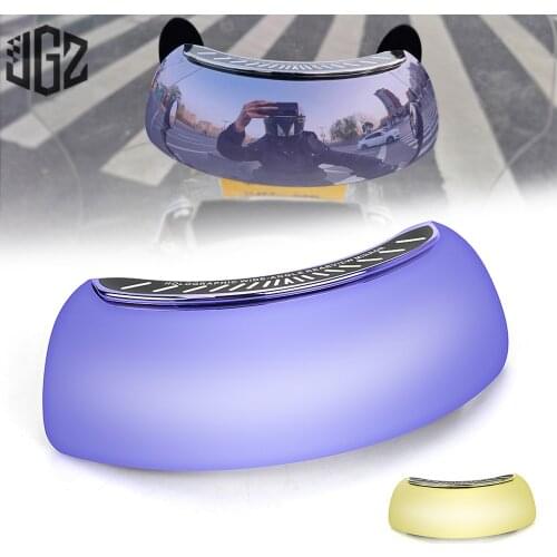 Motorcycle Convex Mirror 180 Degree Wide Angle Windscreen Rear View Mirror for Yamaha Kawasaki Honda Ducati Vespa Piaggio KTM