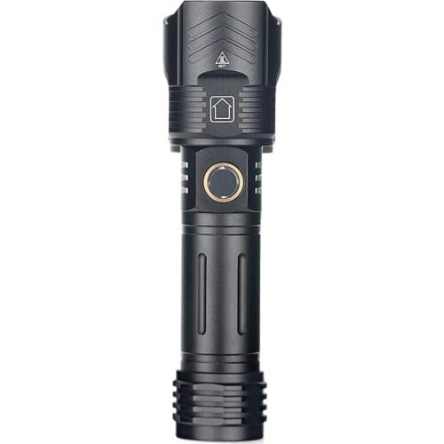 XHP90 9-Core LED Flashlight Zoom USB Rechargeable XHP90 Torch IPX4 Waterproof Flash Lamp 18650 26650 Handheld Light