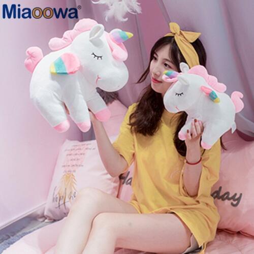 1pc 45cm Unicorn Plush Toy Fat Unicorn Doll Cute Animal Stuffed Unicornio Soft Pillow Baby Kids Toys For Children