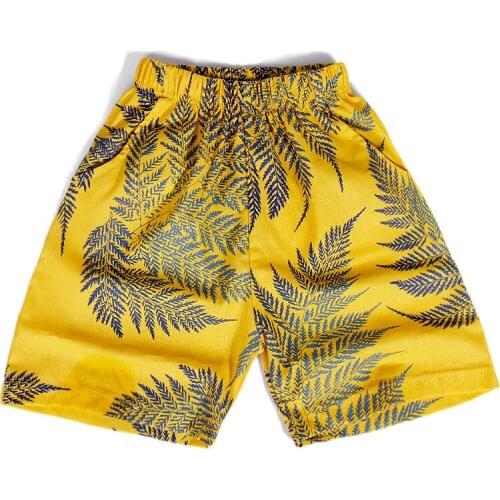 2021 Childrens Short Pants Boys' Loose Five-Point Pants Summer Childrens Baby Printed Cotton Sports Beach Pants Kid Sweatpant