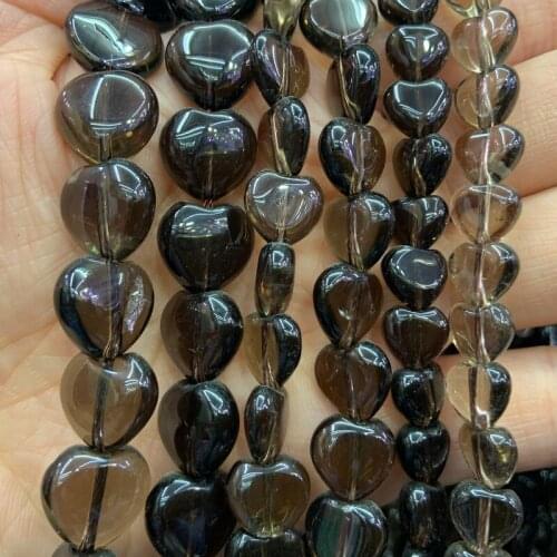 14-20mm Natural Morgan Aquamarines Rose Quartzs Beads Heart DIY Loose Stone Beads For Jewelry Making Beads Bracelets Necklace