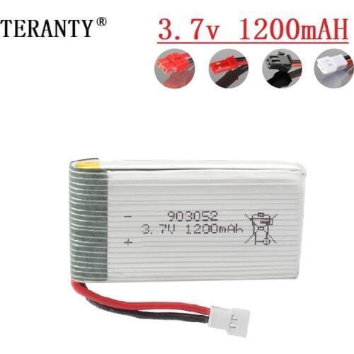 903052 1200mah Rechargeable Battery For Syma X5 X5C X5sw X5sc X5s X5sc -1 X5hw X5uw M18 H5P Rc Quadcopter 3.7v Lipo Battery 1pcs