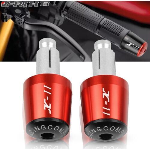 Motorcycle Accessories 7/8" 22MM Handlebar Hand Grips Handle Bar End Cap For Honda X-11 X11 X 11 1999-2002 2000 2001