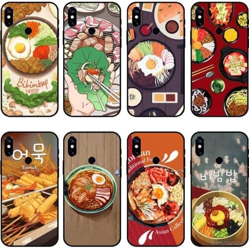 Korean food Phone Case For Xiaomi Redmi note 7 8 9 pro 8T 9S Mi Note 10 Lite pro