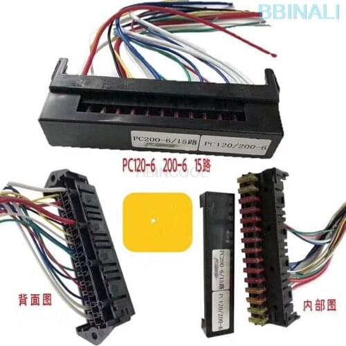 For Komatsu 120-6,200-6 fuse box assembly 15 way high quality accessories free shipping high-quality excavator accessories