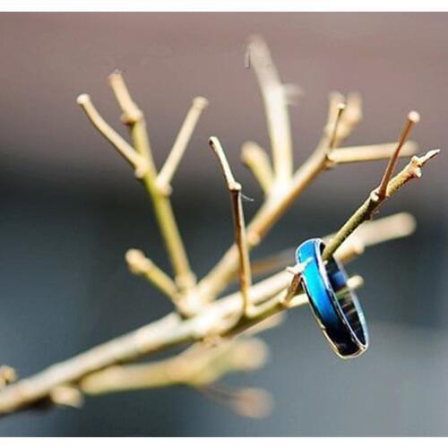 4MM Width Classic Temperature Change Color Mood Ring Hot Sale Jewelry Smart Discolor Rings Best Gift For Friends Free Shipping