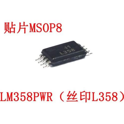 New LM358PWR (Screen Print L358) MSOP-8 Operational Amplifier (5PCS)