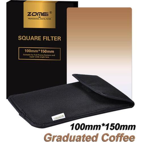 New Zomei Square Filter 100mm x 150mm Professional Graduated Coffee 100mm*150mm 100x150mm for Cokin Z-PRO Series Lee Holder