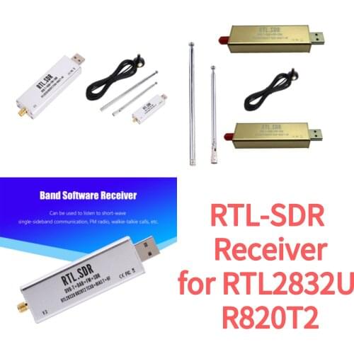 RTL-SDR Blog RTL SDR V3 R820T2 RTL2832U 1PPM TCXO SMA RTLSDR Software Defined Radio With Multipurpose Antenna