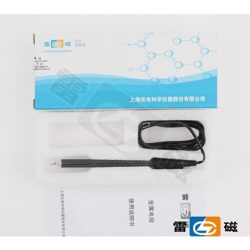 Shanghai Leici Instrument Factory 213 platinum electrode /214 antimony electrode /215 tungsten electrode /216 silver electrode