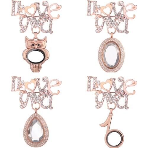 Shuyani Gold Brooches For Clothes