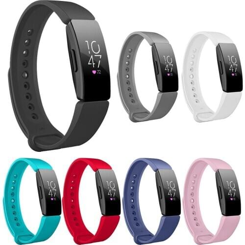 Silicone Waterproof Smart Bracelet Wrist Band Replacement for Fitbit Inspire HR Smart Wristband Color Bracelet Smart Accessories