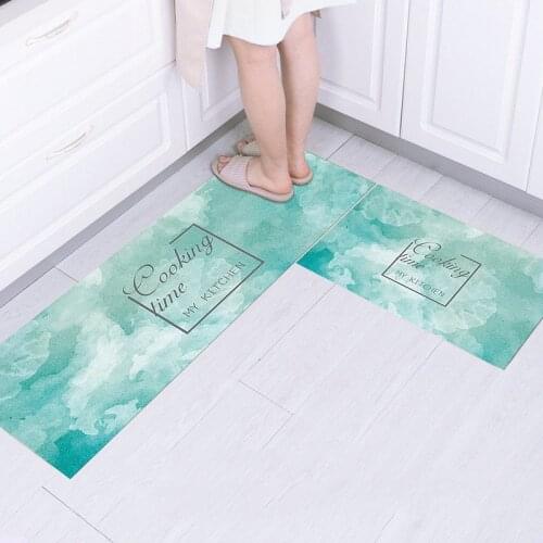 Explosive kitchen Carpet Floor Mats Washable Dirt-Resistant PVC WaterProof Non-Slip Oil-Proof Foot Mats Anti Fatigue Mat Rug