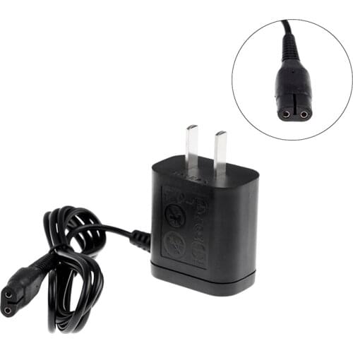 1pc Us EU Plug Charger Power Cord Adaptor For A00390 Shaver RQ320 Parts Travel Adaptor
