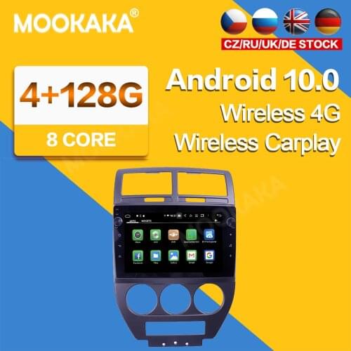 128G Android For Jeep Compass MK 2006-2010 Car Radio Multimedia GPS Navigation Navi Player Auto Stereo WIFI Head Unit Free Map