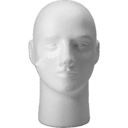 1X Male Female Foam Styrofoam Mannequin Manikin Head Stand Model Wig Hat Display, #2