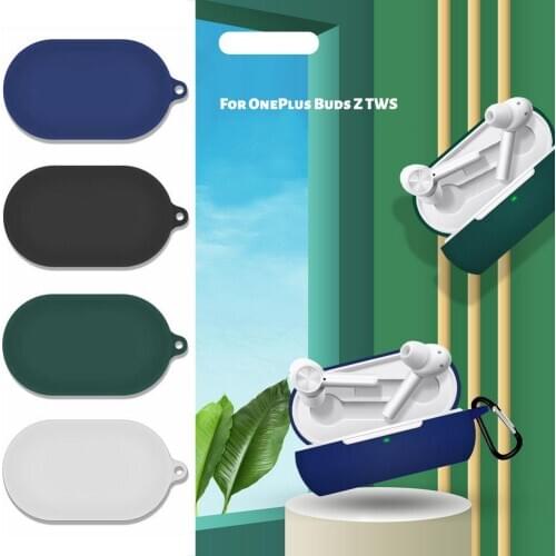 2020 Silicone Protective Shell Wireless Bluetooth Earphones Protective Cover Case For OnePlus Buds Z Earbuds Headset Accessories