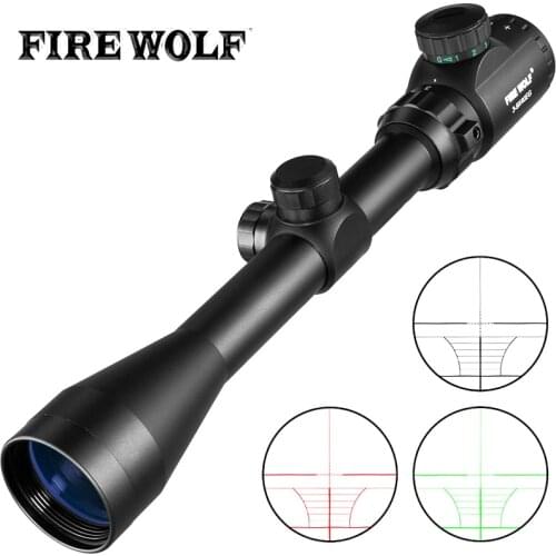 3-9x40 EG Riflescope Hunting Scope Bow Cross Red Green Outdoor Reticle Sight Optics Sniper Tactical Air Gun Scope Weapon Sight
