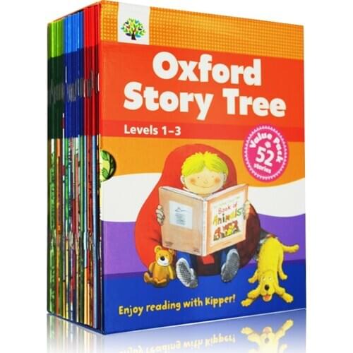 52 Books 1-3 Level Oxford Story Tree Baby English Story Picture Book Baby Children Educational Toys