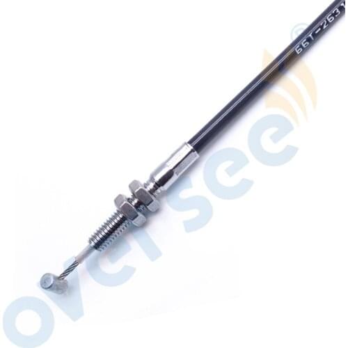66T-26311 Throttle Cable for Yamaha Outboard Parts 2T 40HP 40X Parsun T40 Hidea HDX Seapro 66T-26311-00