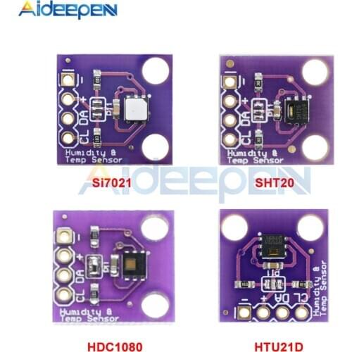HDC1080 Si7021 SHT20 HTU21D Module Low Power, GY-213V-HDC1080 High Accuracy Digital Humidity Sensor with Temperature Sensor