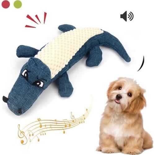 Halloween Pet Dog Puppy Cute Crocodilian Shaped Molar Vocal Squeak Bite Chew Toy Dogs accessories perros accesorios