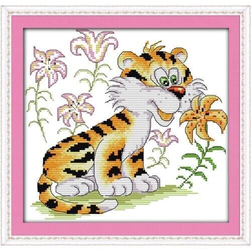 Joy Sunday It looks like me patterns Cross Stitch Handmade Painting Needlework Embroidery set cross stiching Set Wall Home Decor