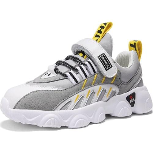 Sport Children Shoes For Kids Sneakers Boys Casual Shoes Girls Sneakers Leather Hook&Loop Footwear School tenis infantil menino