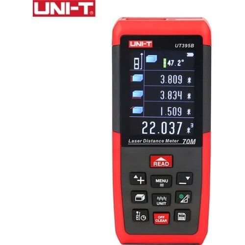 UNI-T UT395B Laser Distance Meters 70m Range Finder with 2MP Lens Rangefinder Best Accuracy 2mm USB Data Export PC Software