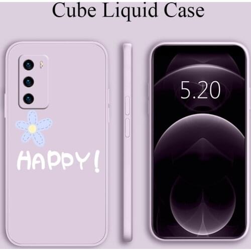 Small Fresh Shockproof Case For Huawei P40 P30 P20 Pro Lite Mate 40 30 20 Pro Lite P Smart 2021 Y7A Phone Back Cover Case