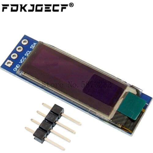 0.91 inch OLED module 0.91" white/blue OLED 128X32 OLED LCD LED Display Module 0.91" IIC Communicate for ardunio