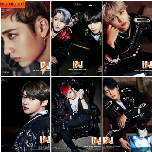 Kpop Stray Kids GO LIVE IN LIFE Diamond Painting Diamond Mosaic Cross Stitch Kits Full Diamond Embroidery Room Decoration