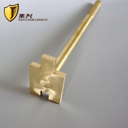 Non sparking copper alloy single bung wrench, copper bung wrench, explosion proof safety hand tool, spanner