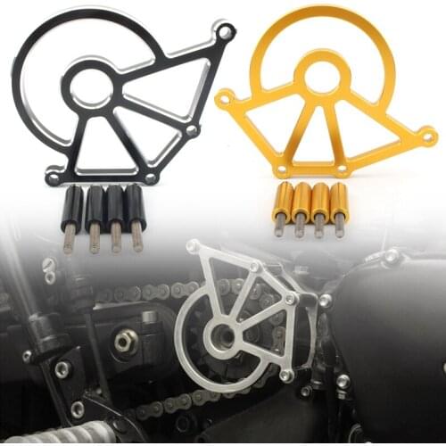 NEW Sprocket Cover Chain Case Guard Protection For Triumph America Hinkley Bonneville T100 SE Thruxton 900 Scrambler Speedmaster