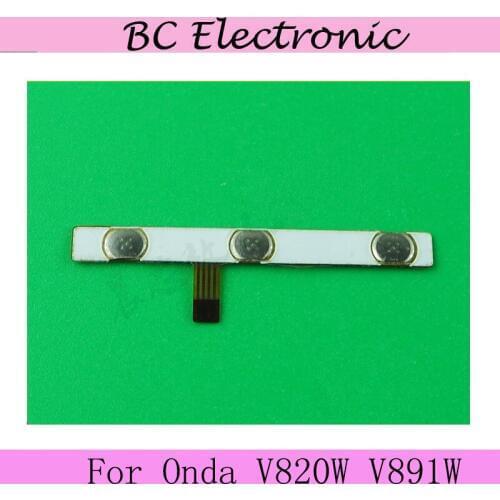 Original switch on off Power Volume button Flex cable For Onda V820W V891W quad-core 8.0" conductive flex cable with sticker