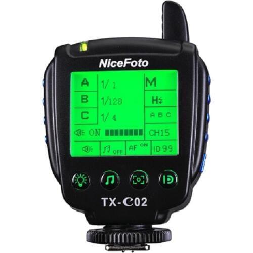 NiceFoto TTL transmitter TX-C02 for N6 N4 K6 K8 A4TTL A6TTL B4TTL C3TTL Wireless studio flash and Canon Digital DSLR Camera