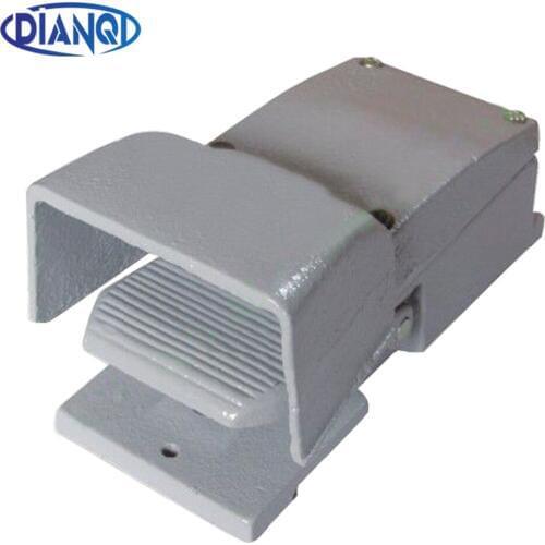 DIANQI YDT1-11 Foot Switch Pedal Foot Control Switch 250V 380V 15A use for bending machine punch with protective cover
