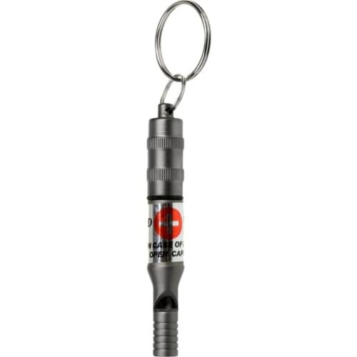 Portable Emergency Survival Whistle Keychain Keyring Camping Hiking Outdoor