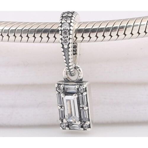 S925 DIY Jewelry Luminous Ice Dangle Charm fit Lady Bracelet Bangle