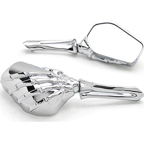 Brand new NEW Chrome Custom Skeleton Mirrors For Honda VF Magna Stateline 500 700 750 1100