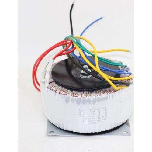 500W Toroidal Transformer All Copper 110V 120V 220V 230V 380V Custom Input Output Voltage
