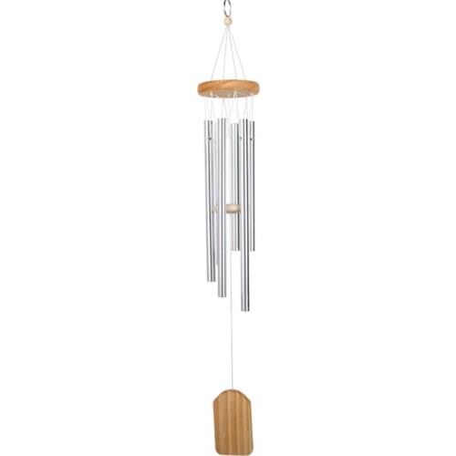 Wind Bell Outdoor Wind Chimes Garden Metal Wind Chimes With 6 Aluminum Tubes For Home Garden Decoration Nordic Style