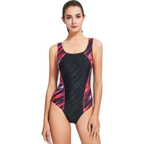 Women Competition Swimsuit One Piece Quick-Dry Water-Proof Athletic Suit Anti-Chlorined Water Exercise Wear Training Suit 2021