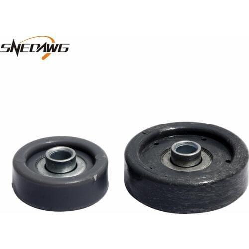 10PCS Bearing Coated Roller Wheel Flat Type Inner 8mm Wheel Bearing Roller